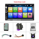 Podofo Universal 2 Din Car Radio Stereo 7 INCH HD Touch Screen Multimedia Player BT Autoaudio FM Receiver Mirror Link Monitor