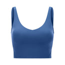 SHINBENE EVERYDAY Cozy Soft Workout Gym Yoga Crop Top Mujeres Naked Feel Padded Athletic Running Fitness Sport Bras Tops