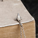 MKENDN Ocean Style 100% 925 Sterling Silver 52HZ Whale Pendant Necklace For Men Women Love Jewelry Gift