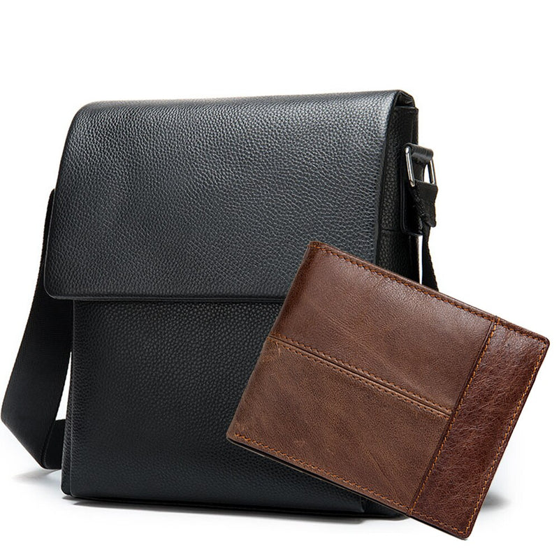 WESTAL, bolso de hombro para hombre, bolsos de mensajero de cuero genuino para hombre, bolsos cruzados negros grandes para hombre, bolso de hombre, bolsos de cuero para hombre 8830