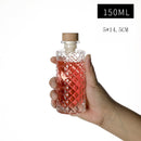 1pcs Glass small wine bottle storage jar, candy box, coffee sealed bottle with lid, household bottling storage bottle