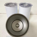 20oz/15oz Sublimation Straight Skinny Tumbler Blank Stainless Steel Tumbler DIY Cups Vacuum Insulated Car Coffee Mugs Gift