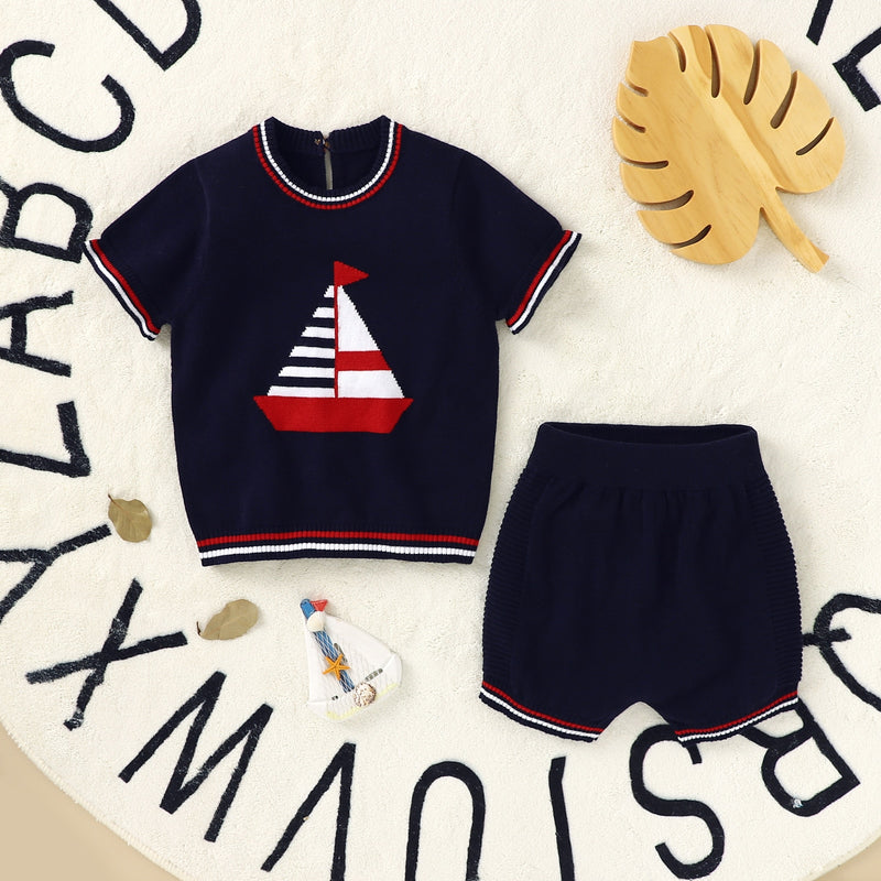 Babykleidung Sets Sommer Kurzarm Neugeborenes Bebes T-Shirt Tops + Bottoms 2pcs Outfits für Säuglingsjungen Mädchen Kleidung Anzüge Outwear