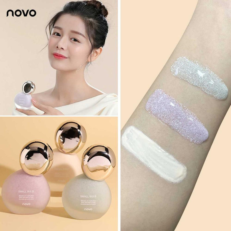 Light Bulb Brighten up Complexion Makeup Base Isolation Full Coverage Lasting Natural Waterproof Moisturizing Facial Cosmetics