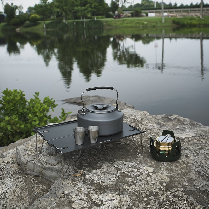 Outdoor Mini Camping Table Ultra Light Aluminum Portable Table Barbecue Coffee Table Ultra Light Multifunctional Camping Table