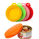 Portable Silicone Dog Cat Canned Lid Pet Food Cover Storage Fresh-keeping Lids