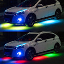 Niscarada RGB Multicolor Flexible Flowing Car LED Light Underglow Underbody Waterproof Automobile Chassi Neon Atmosphere Light