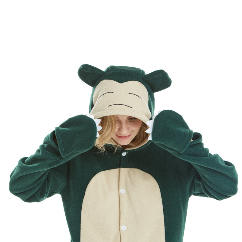 New Animal Kigurumi XXL Cartoon Suit Women Pajama Anime Onesies For Adult Men Onsie Boy Girls Pijamas Fleece One-Piece Bodysuit