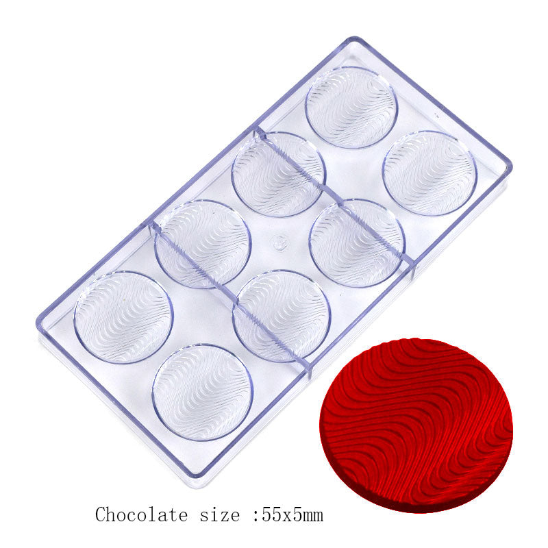 3D Polycarbonate Chocolate Mold Sphere Chocolate Bomb Tools Cake Confectionery Mold for Chocolates Bar Mould Bakery Baking Tools