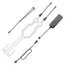 2 Pcs Motorcycle LED Night Riding Lights Bike Helmet EL Cold Light Flashing Stripe Luminous Signal Sticker Universal Waterproof