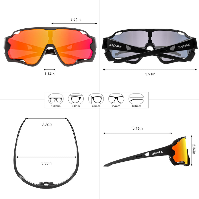 MTB Fahrradbrille Mann Frau Radfahren Sonnenbrille Uv400 Polarisierte Fahrradbrille Sport Racing Reitbrille Ciclismo 1 Linse