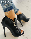 2019 Neue Frauen Pumps Frühling Herbst Büro Schuhe Atmungsaktiv Aushöhlen Quadratische Ferse Stiefel Frau Plattform Heels Party Hochzeitsschuhe