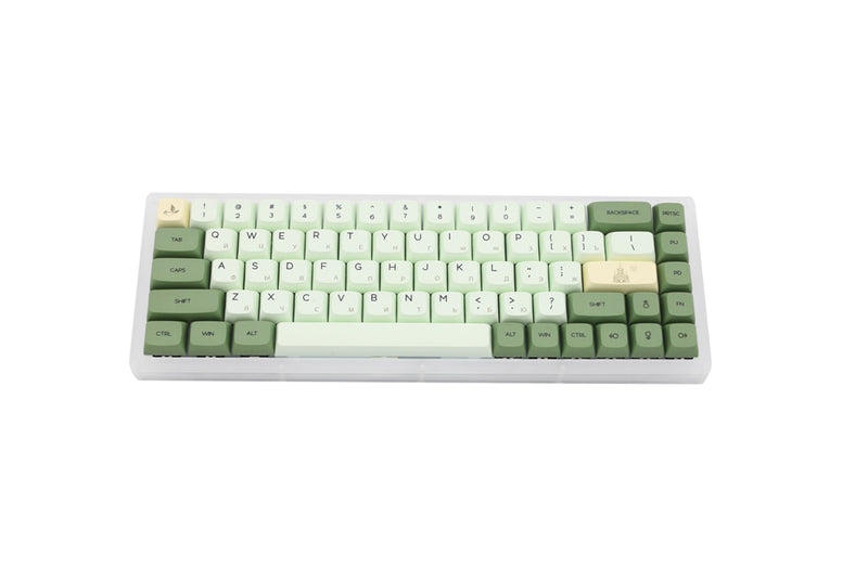 XDA V2 Matcha Green Tea Dye Sub Keycap Set dickes PBT für Tastatur gh60 Poker 87 tkl 104 ansi xd64 bm60 xd68 xd84 xd96 Japanisch