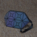 Aliwood Brands Luminous Geometric Women bags Chain Shoulder Bags Clutches Travel Cases Makeup Holographic Female Messenger Bags