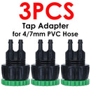 Manguera de riego de jardín KESLA de 5-100m, tubería de riego por goteo de PVC de 4/7mm, rociador de tubería de riego por goteo, invernadero de balcón de césped de 1/4''