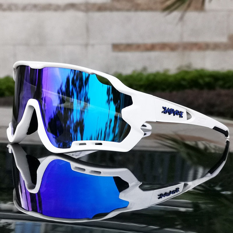 MTB Bike Eyewear Man Woman Cycling Sunglasses Uv400 Polarized Bicycle Glasses Sports Racing Riding Goggles Ciclismo 1 Lens