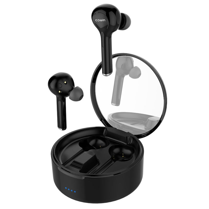 cowin KY03 Wireless earphone Bluetooth 5.0 Headphones TWS Earbuds sport waterproof earphones with Charging Case Pumping Bass
