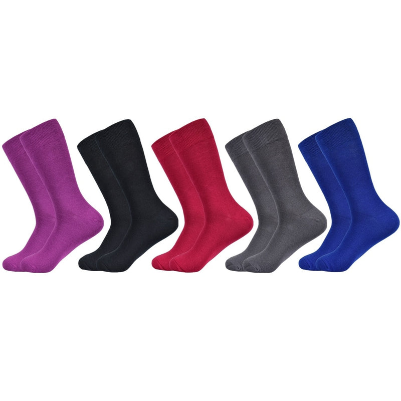 Men&#39;s Socks Cotton Breathable and Sweatproof Multicolor Four Seasons High Quality Black Dress Men&#39;s Crew Socks