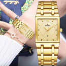 Top Relogio Feminino Luxo Golden Bracelet Watches Women Fashion Square Quartz Watch Ladies Diamond Watch Female Top Brand Luxury