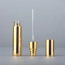 50Pieces/Lot 10ML Perfume Bottle UV Plating Glass Refillable With Aluminum Atomizer Spray Bottles Sample Empty Containers