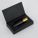 50 unids/lote 10ml caja de embalaje botella de aceite esencial botella de bola de rodillo de acero inoxidable botella de vidrio de Perfume cosmético de viaje