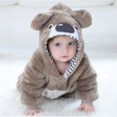 Kawaii Koala Kostüm Baby Kigurumis Tier Cosplay Overall Winter Warmer Pyjama Jungen Mädchen Halloween Karneval Geschenk