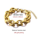 12mm Stainless Steel  Miami Cuban Thick Choker Necklace Punk Charm Chunky Heavy Metal Necklace Bracelet for Men Women Jewelry