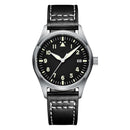 Diver Mechanical Dive Watch For Men Leather Sapphire Crystal Business Men&