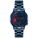 Reloj para hombre, llanta de rueda de coche, esfera de cubo, reloj de pulsera para hombre, relojes impermeables negros de malla de acero inoxidable, reloj Masculino