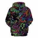 3d Hoodies Psychedelic Sweatshirts men Element Hooded Casual Abstract Hoody Anime Graffiti Hoodie Print Funny 3d Printed