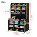 Portalápices de escritorio de madera multifunción creativo 2021, soporte de almacenamiento de papelería para oficina y escuela, organizador de lápices de escritorio