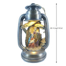 Decoraciones para el hogar Natividad Set Jesús Estatuilla Cristo Nacimiento Escenas Sagrada Familia Estatua Árbol de Navidad Decoración LED Católico Regalo