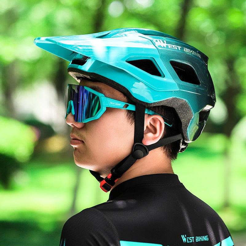 WEST BIKING Bicycle Helmet Trail XC MTB All-terrain Bike Helmet OFF-ROAD Casco Ciclismo Bicicleta Mountain Bike Cycling Helmet