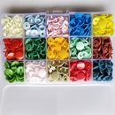 Juego de 360 ​​botones a presión de plástico T5 con alicates a presión, Kit de herramientas y contenedores organizadores, broches de fácil reemplazo, sastre familiar DIY