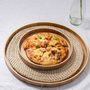 Solid Wood Plate Dessert Serving Tray Bread Fruit Seasoning Holder Dessert Snack Dish Organizer Storage Plate trays decorative