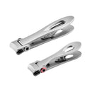 2PCS/SET Nail Clippers Stainless Steel Nail Cutter Toenail Fingernail Manicure Trimmer Toenail Clippers for Thick Nails