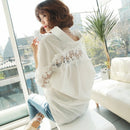 fashion women tops Summer 2022 backless sexy Hollow Out Lace Blouse Shirt Ladies casual Loose White office blouse women 1310 40