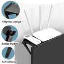 Estante de escritorio KAYQEE, estante de pantalla ajustable, soporte de almacenamiento superior de TV para dispositivos de transmisión, caja de medios, altavoces, decoración del hogar