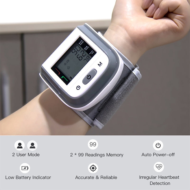 Boxym Handheld Asthma Inhalator Vernebler &amp; LCD-Handgelenk-Blutdruck Familiengesundheitspflege Reisepakete