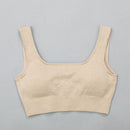 Hohe Taille Sport Legging Gym Damen Sportbekleidung Nahtlose Fitness Damen Yoga Anzug Hoch dehnbar Workout Set Gepolsterter Sport-BH