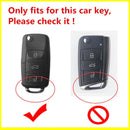 Leather+TPU Car Key Cover Case For Volkswagen VW POLO Tiguan Passat B5 B6 B7 Golf EOS Scirocco Jetta MK6 Octavia Accessories