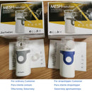 Mini nebulizador de inhalación portátil de mano atomizador de malla silencioso inalador usb autoclean nebulizador adulto Automizer inhalador para niños