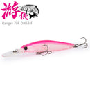 TSURINOYA Floating Minnow DW68 70F Fishing Lure 70mm 5.2g Ranger Profession Hard Lure Jerkbait Crankbaits Swimbait Wobblers Bait