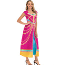 Película niñas chico verano jazmín princesa baile vestido niños Aladino Halloween fiesta actuación disfraz Top falda pantalón conjunto