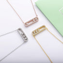 SHADOWHUNTERS Authentische 925 Sterling Silber Move CZ Stein Anhänger Langkettige Choker Halsketten Für Frauen Luxus Schmuckherstellung