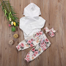 US Stock 0-24M New Fashion Lovely Spring Newborn Baby Girls Sport Outfits Clothes Sweat Shirt Hoodies+Pants Set AU