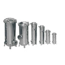 Industrial water SS304 stainless steel liquid security filter housing with 10/20/30/40 inch replacement filter cartridge
