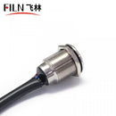 New 19mm Touch Button Switch With Wire Waterproof Metal Push Button Switch