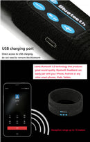 Bluetooth Headband-Wireless Sports Headband Headphones with Ultra-Soft Music Headband-Perfect Sleeping Headphones, Running, Yoga, Travel