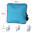 Almohadas de masaje de apoyo lumbar inflables portátiles Tcare - Diseño ortopédico para aliviar el dolor de espalda - Almohada de apoyo lumbar unisex